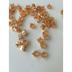 Sew-on settings for Swarovski Crystals 5 mm Chatons...