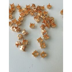 Sew-on settings for Swarovski Crystals 5 mm Chatons Swarovski Crystal