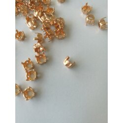 Sew-on settings for Swarovski Crystals 5 mm Chatons Swarovski Crystal