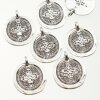 5 Ethno Ottoman Style Pendants 30 mm (Ø 3,6 mm)