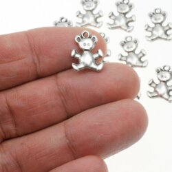 10 Teddy bear charms