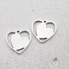 10 Heart Charms