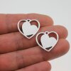 10 Heart Charms