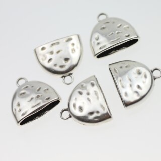 5 Endkappen 19 x 20 mm ( 15 x 5 mm)