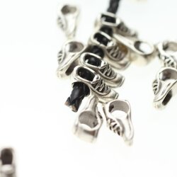 10 Zamak Clasp Hooks 35 mm (Ø 10.2 x 2 mm)