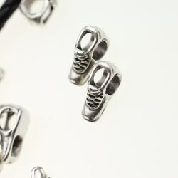 10 Zamak Clasp Hooks 35 mm (Ø 10.2 x 2 mm)