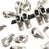 10 Zamak Clasp Hooks 35 mm (Ø 10.2 x 2 mm)