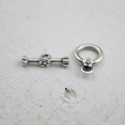 10 Toggle Clasps 18 x13 mm