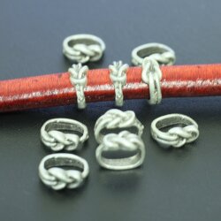 20 Sliderbeads 12 x 6 mm (Ø 20 x 8 mm)  for Regaliz