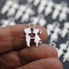 20 pcs. First Kiss Boy and Girl Charms 20 x14 mm