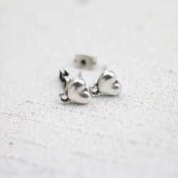 5 Pairs Earring Post 7 x 8 mm