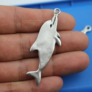 5 Delfine Charm Anhnger 65 x 25 mm