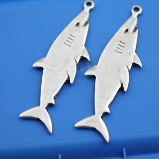 1 Hai Charm Anhnger 71 x 25 mm ( 2,5 mm)