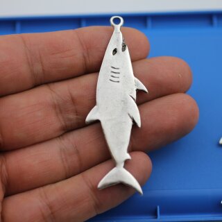 1 Hai Charm Anhnger 71 x 25 mm ( 2,5 mm)