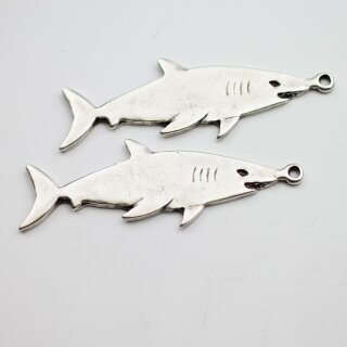 1 Hai Charm Anhnger 71 x 25 mm ( 2,5 mm)