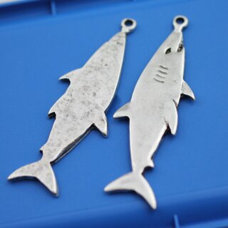 1 Hai Charm Anhnger 71 x 25 mm ( 2,5 mm)