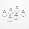 20 Antique Silver Anchor Charms Pendant