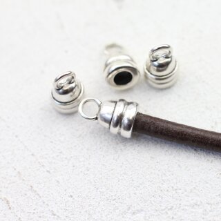 10 Jewelry End Caps 15 x 9 mm (Ø 5 mm)