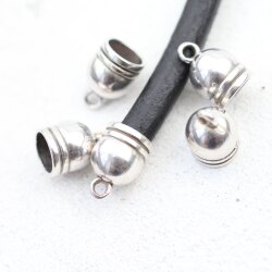 10 Jewelry End Caps 13 x 8 mm (Ø 5 mm)