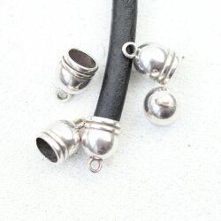 10 Jewelry End Caps 13 x 8 mm (Ø 5 mm)