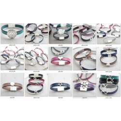 5 Island Sylt Slider Beads 29 x 21 mm (Ø 11 x2.5 mm)