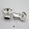 5 Zamak Clasp Hook Sets 26 x 20 mm (Ø 10 x 5 mm)