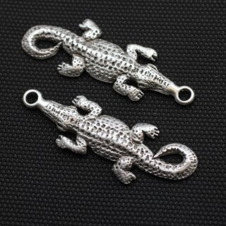 5 Krokodil Alligator Anhnger 60 x19 ( 3 mm)