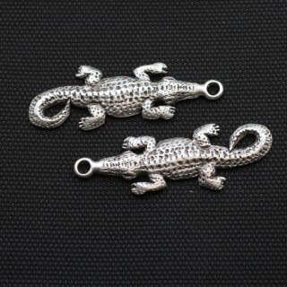 5 Krokodil Alligator Anhnger 60 x19 ( 3 mm)