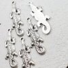 5 Stingray Charms Pendants 46 x 25 (Ø 3 mm)