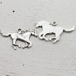 5 Horse Charms Pendants 60x19 (Ø 3 mm)