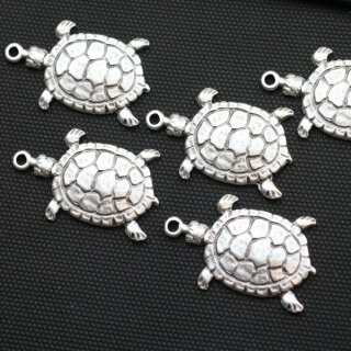 5 Schildkrten Anhnger 43x23 ( 3 mm)