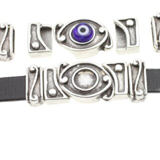 1 Set Metall Schiebeperlen  (( 11x3 mm)
