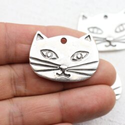 1 Katzen Anhnger 25x38 ( 3 mm)