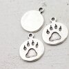 5 Paw Charms 30x25 (Ø 3 mm)