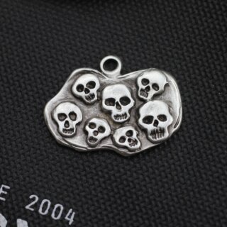 1 Totenkopf Anhnger 38x27 ( 3 mm)