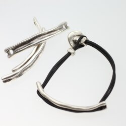 5 Zamak Bracelet Connector 60 mm (Ø 4 mm)