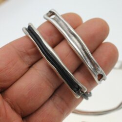 5 Zamak Bracelet Connector 60 mm (Ø 4 mm)