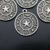 5 Runen Anhänger 23 mm (Ø 2 mm)