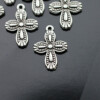 20 Charms Cross 18x13 mm (Ø 1,2 mm)