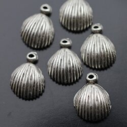 10 Shell Charms 15x11 mm (Ø 1,2 mm)