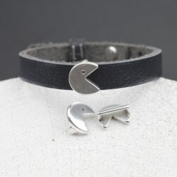 10 Yummy Schiebeperlen 13x12 mm  ( 11x2.5 mm)
