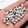 10 Metal Beads 8 mm (Ø 4 mm)