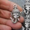 1 Schmuck Anhänger Ganesha 38x24 mm (Ø 2 mm)