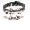 5 altsilber Schiebeperlen Krokodil, DIY Kette Anhänger, Ringe, Armband