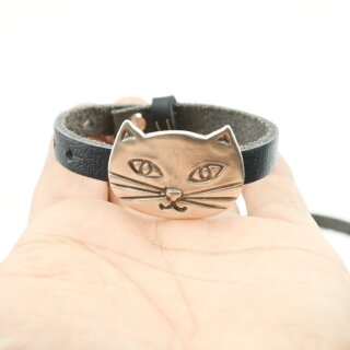 1 Katzen Schiebeperlen 38x25 mm ( 11x3 mm)