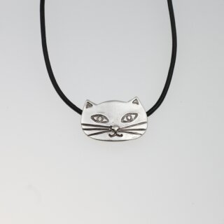 1 Katzen Schiebeperlen 38x25 mm ( 11x3 mm)