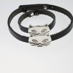 1 Cat Slider bead 38x25 mm (Ø 11x3 mm)