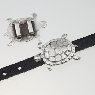 1 Schildkrten Schiebeperlen 42x25 mm ( 11x3 mm)