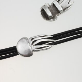 5 Qualle Schiebeperlen 35x19 mm ( 10x3 mm)