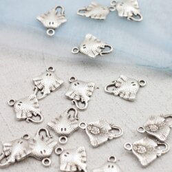 10 Stingray Charms19x5 mm (Ø 1,5 mm)